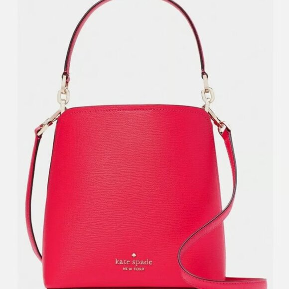 kate spade Handbags - Kate Spade Darcy Small Bucket Bag In Bikini Pink